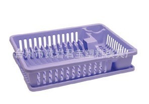 【供應網格狀盆架模具,廚房用品模具,單層塑料碗碟架模具】價格,廠家,圖片,塑料模,臺州市黃巖君寶塑料模具廠-
